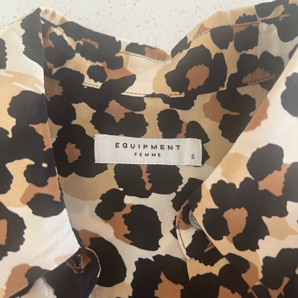 Leopard Print Button Down! Print Of The Season - image 2